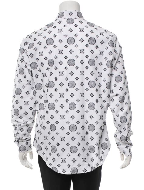 louis vuitton monogram shirt replica|louis vuitton button up shirt.